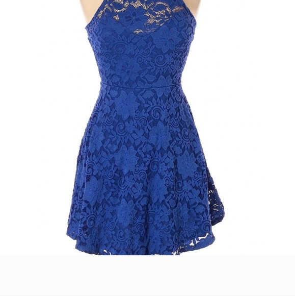 Material Girl Brand Sleeveless Blue Dress (M) - Picture 8 of 8